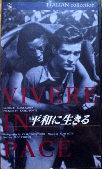 ＶＨＳ【平和に生きる】ルイジ・ザンパ