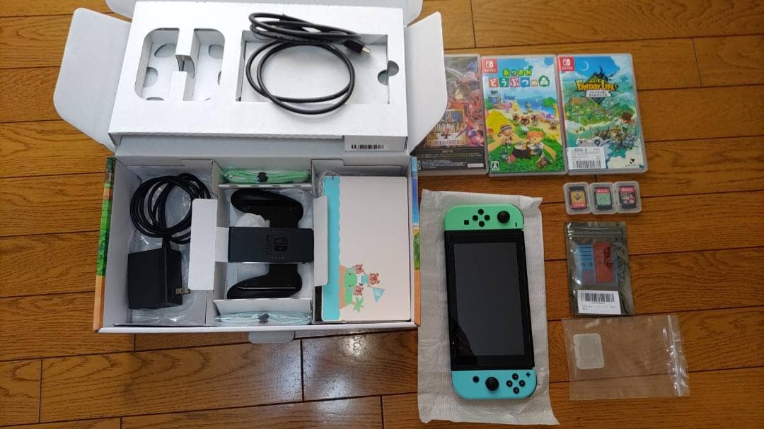 NintendoSwitch あつまれどうぶつの森セット ソフト３本付