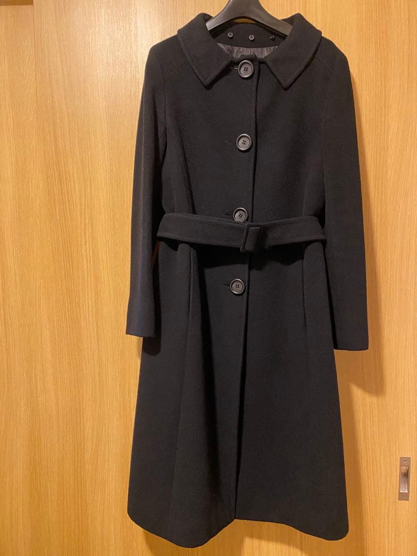 49AV. junko shimada ミンクファー襟 アンゴラロングコート