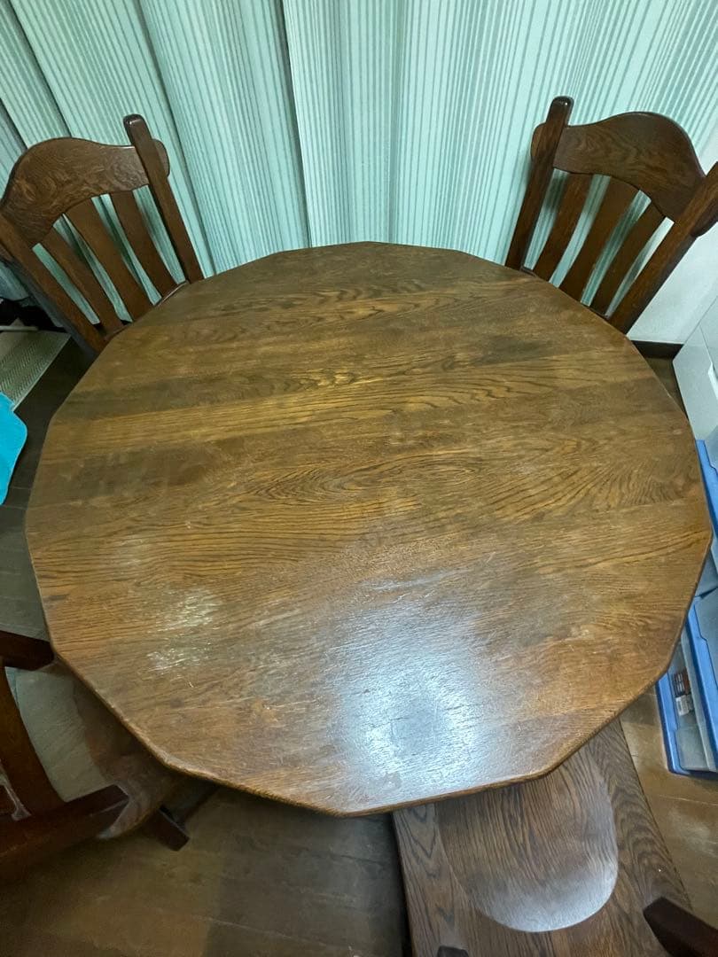 送料無料オランダ製ネザーランズフォークロア　ティエル16角形　ダイニングテーブル