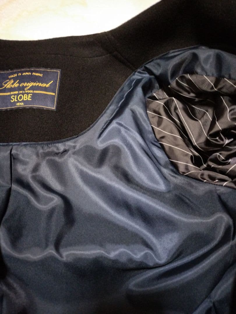 【新品タグ付き】SLOBE IENA スローブイエナ チェスターコート 黒 38