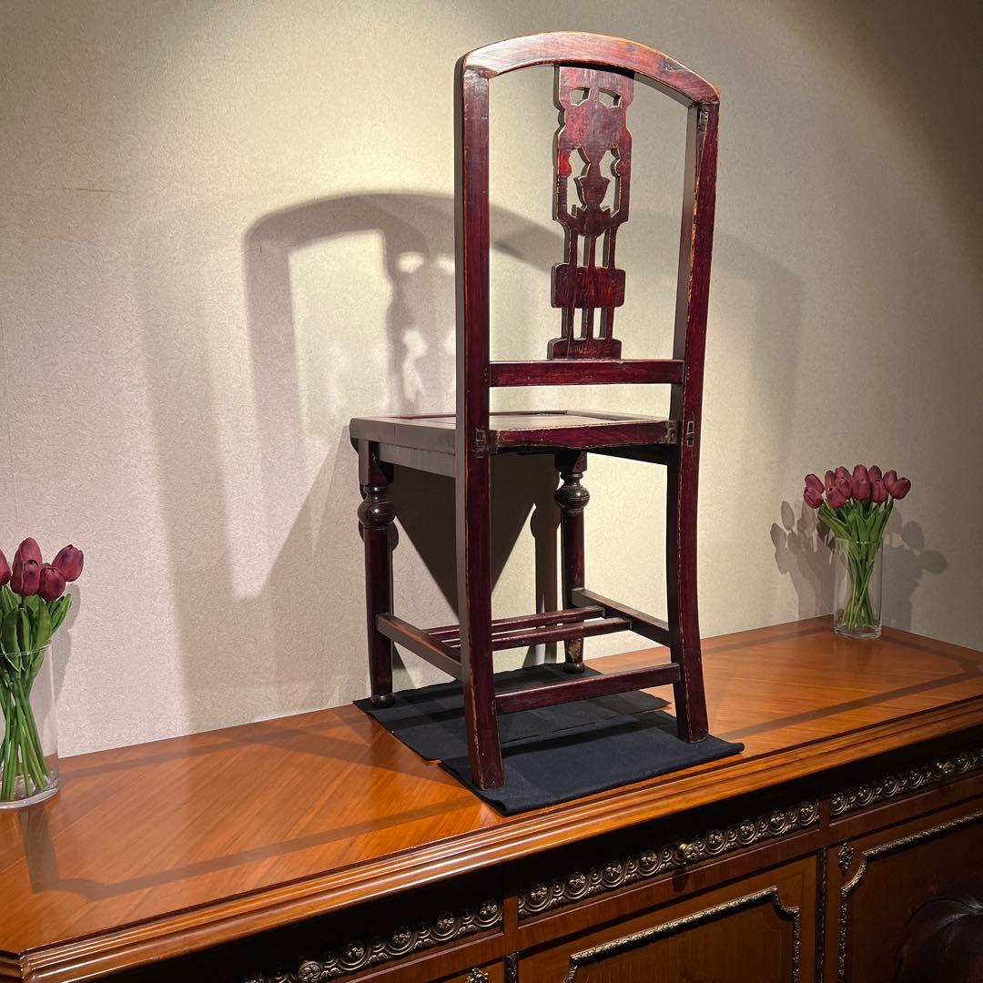 中華民国1910'sアンティーク3点セットの内のチェア❷ 上海租界