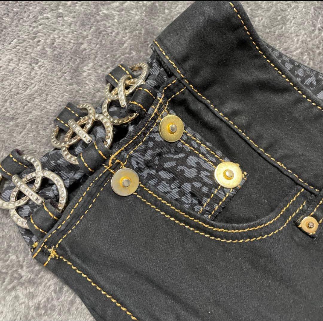 d.i.a ダイヤ　サイドリング　金具　豹柄　レオパード　26 y2k ギャル