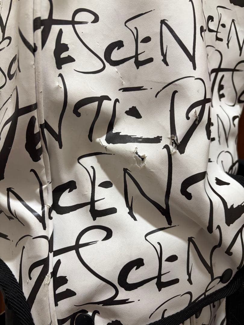 DESCENTE キャディバッグ ホワイト/ブラック