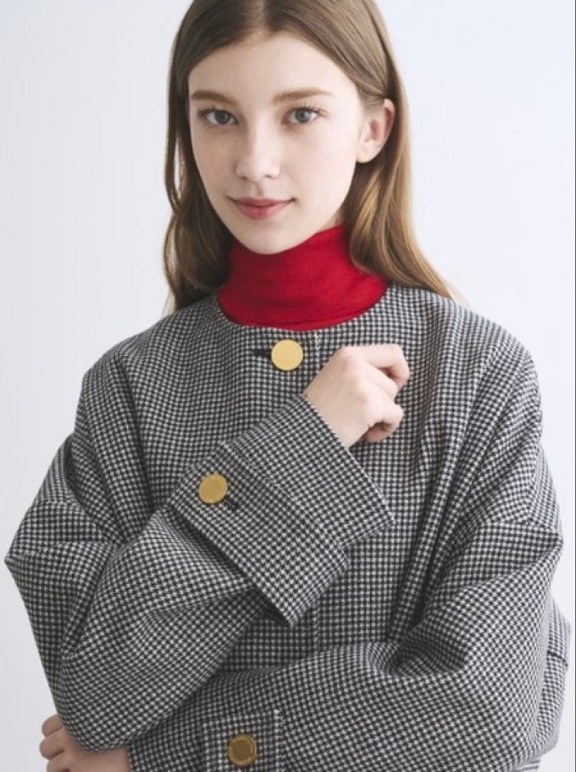 【新品・未使用✨】トラディショナルウェザーウェアMALTONノーカラーコート