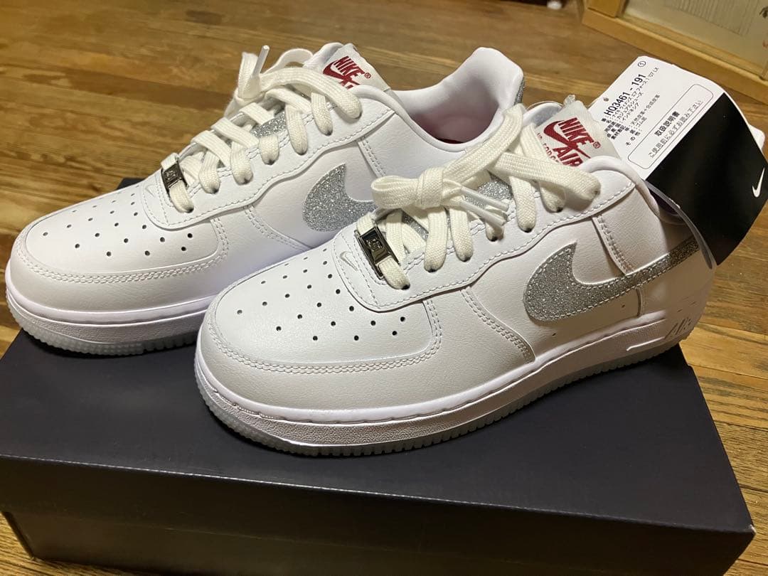 Nike Air Force 1 ホワイト/グリッター