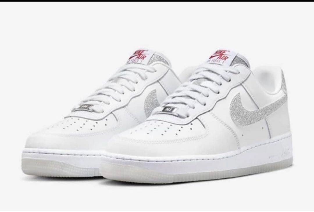 Nike Air Force 1 ホワイト/グリッター