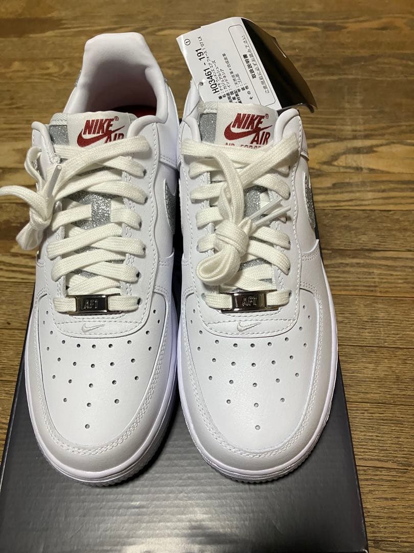 Nike Air Force 1 ホワイト/グリッター