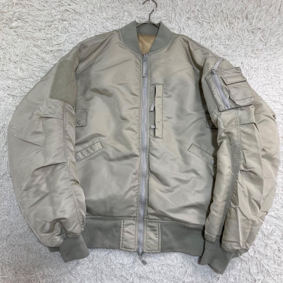 16603✨DAIWA PIER39 リバーシブル MA-1 ECRU L