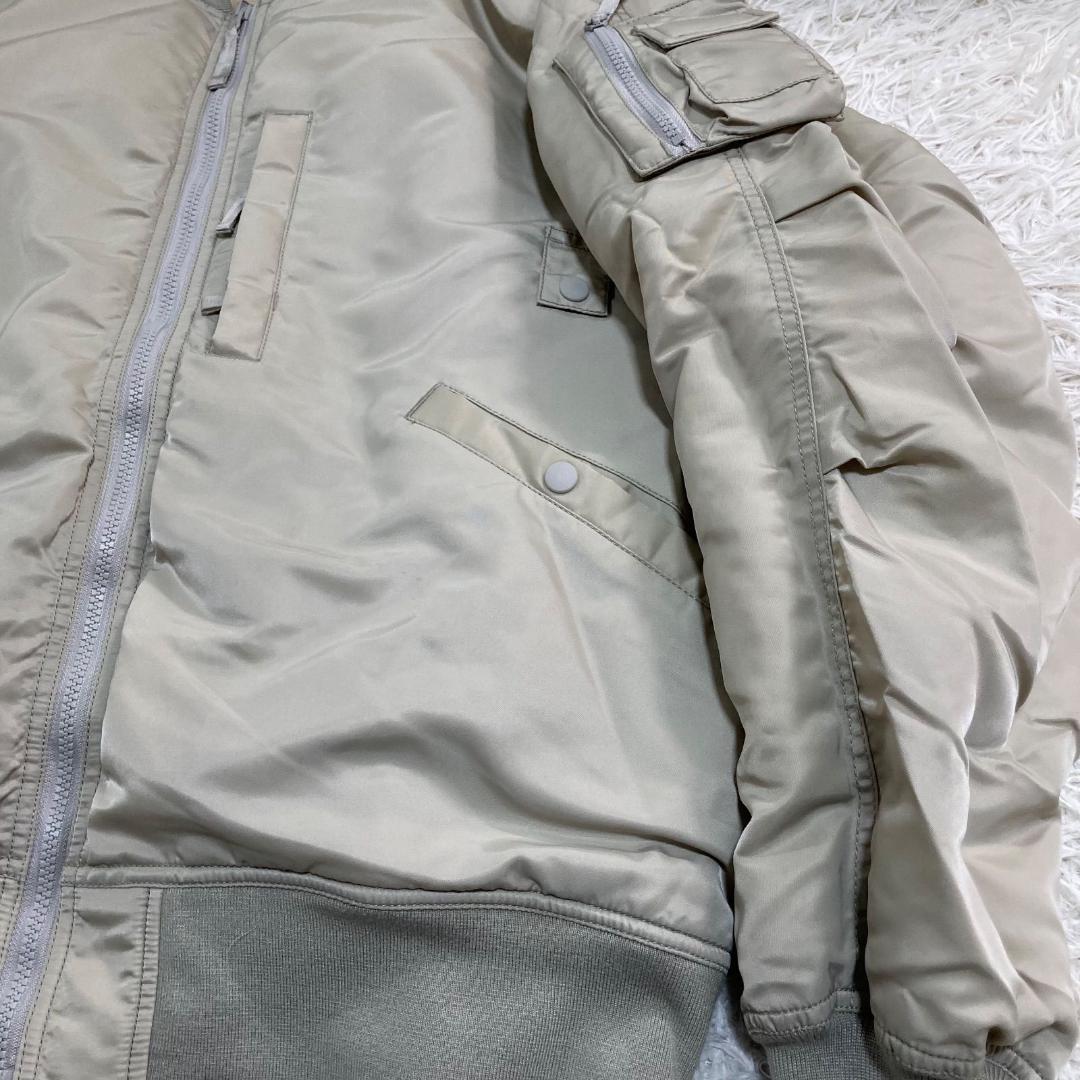 16603✨DAIWA PIER39 リバーシブル MA-1 ECRU L