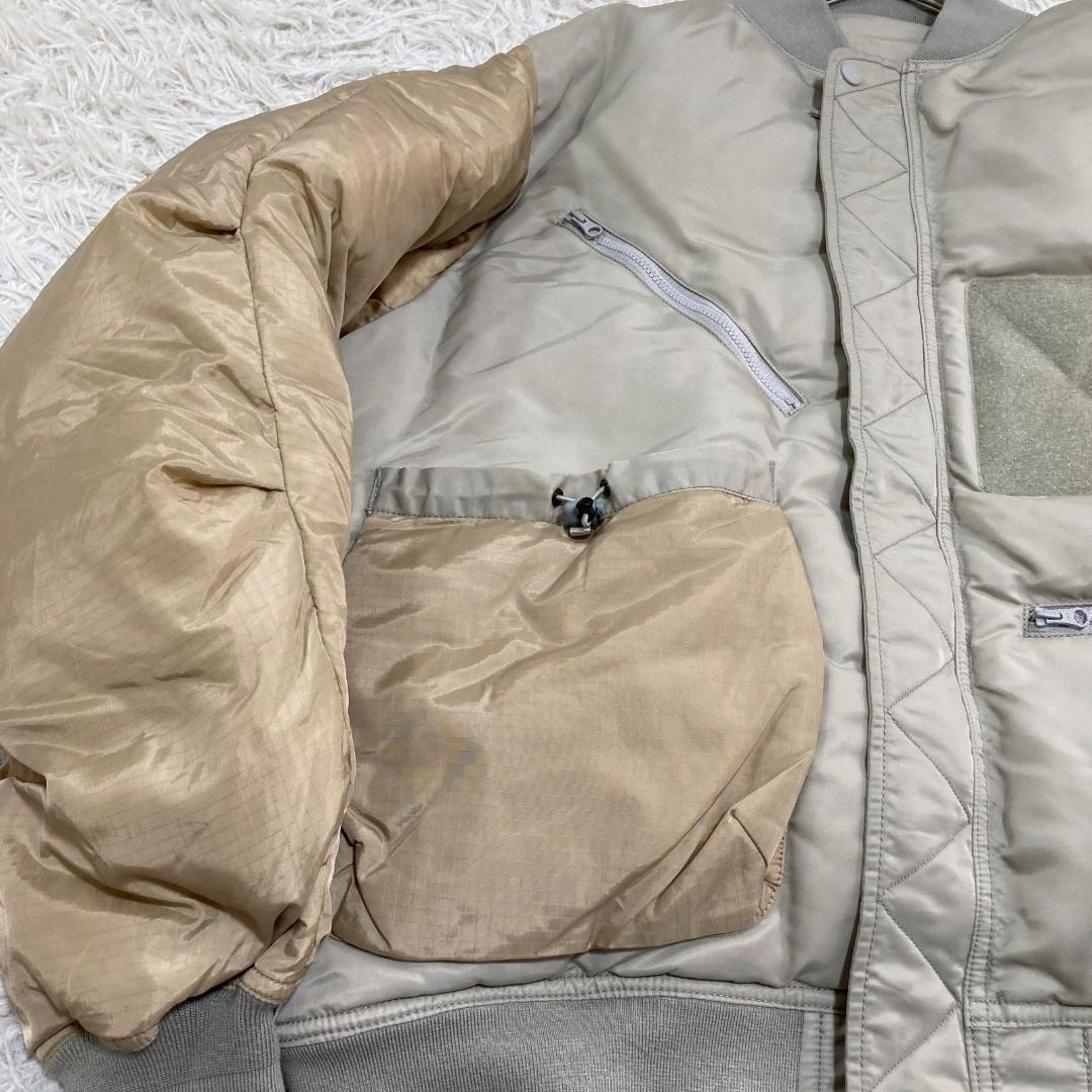 16603✨DAIWA PIER39 リバーシブル MA-1 ECRU L