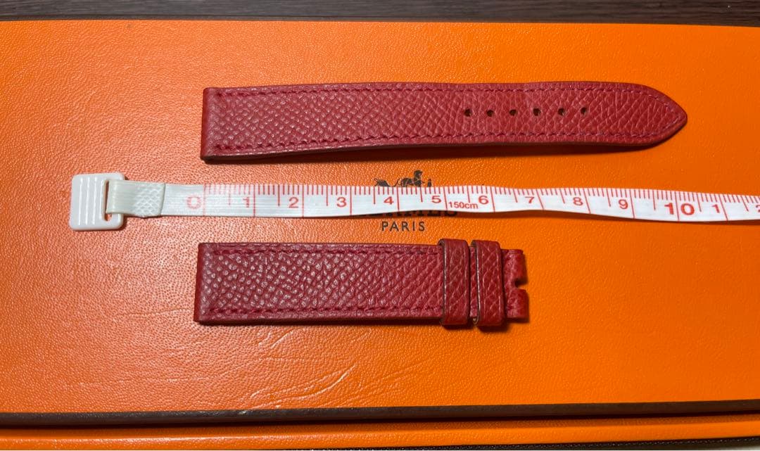 エルメスHウォッチ　レディース　本革ベルト　中古品