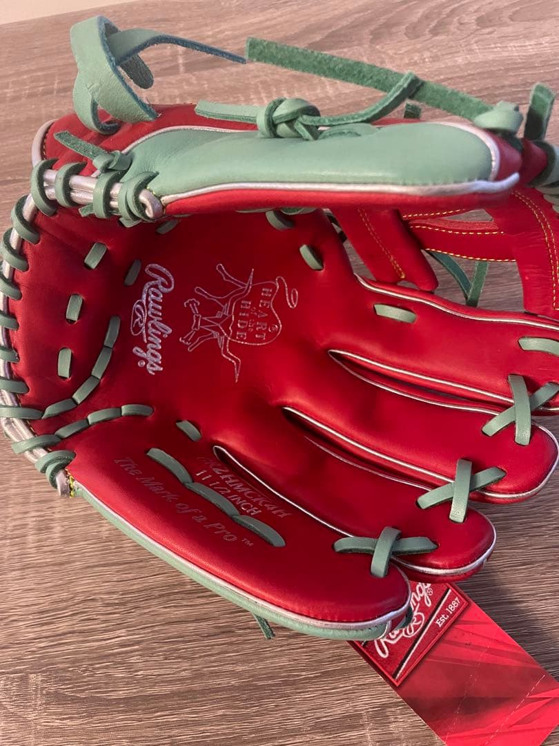 新品　軟式　ローリングス　HOH MLB COLOR 内野手用向け　ミント