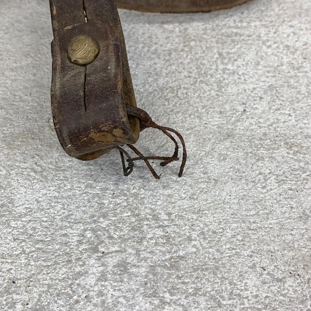 【Cy'shops】旧日本軍将校鞄 星印 水筒 当時物 時代物