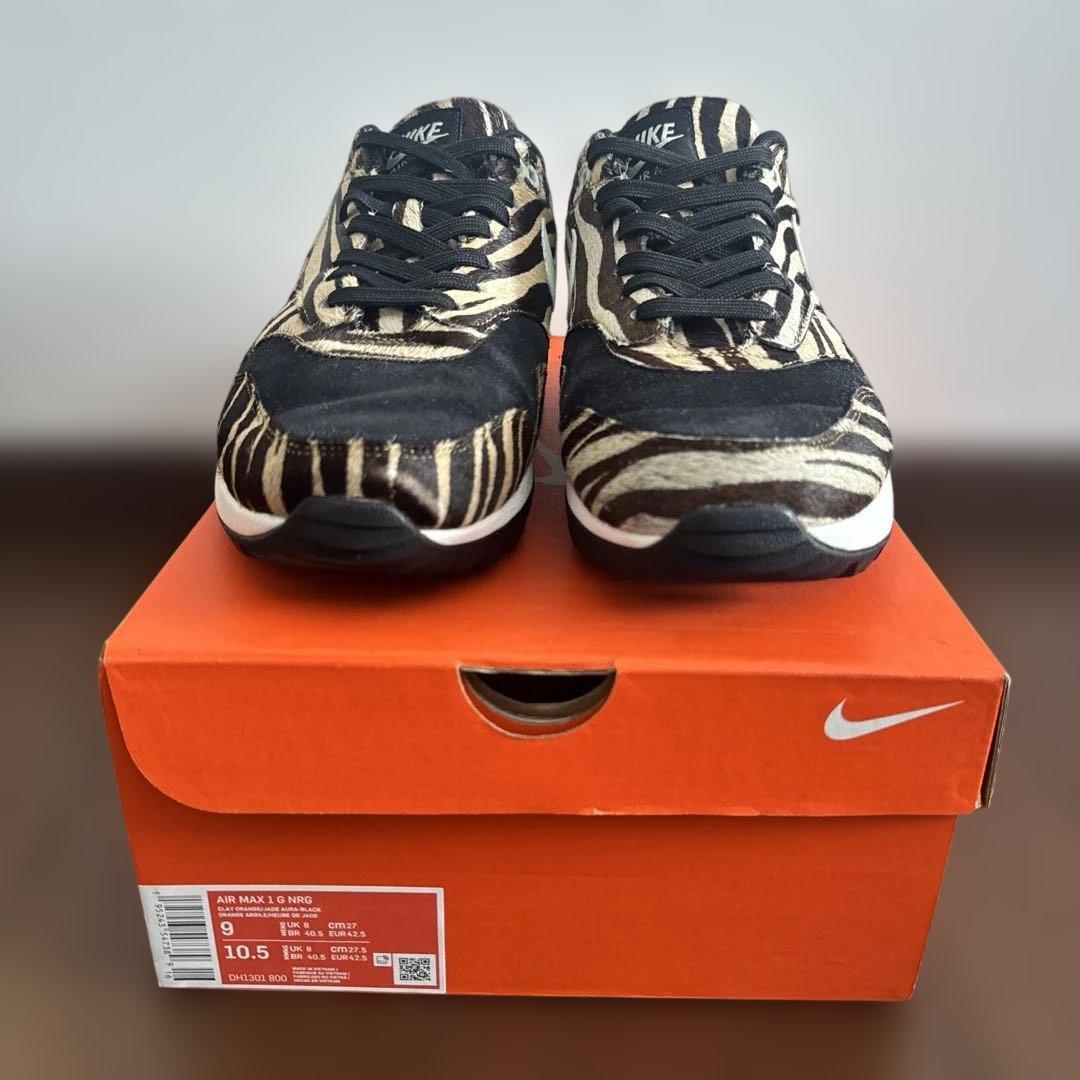 Nike Air Max 1 G NRG ゼブラパターン