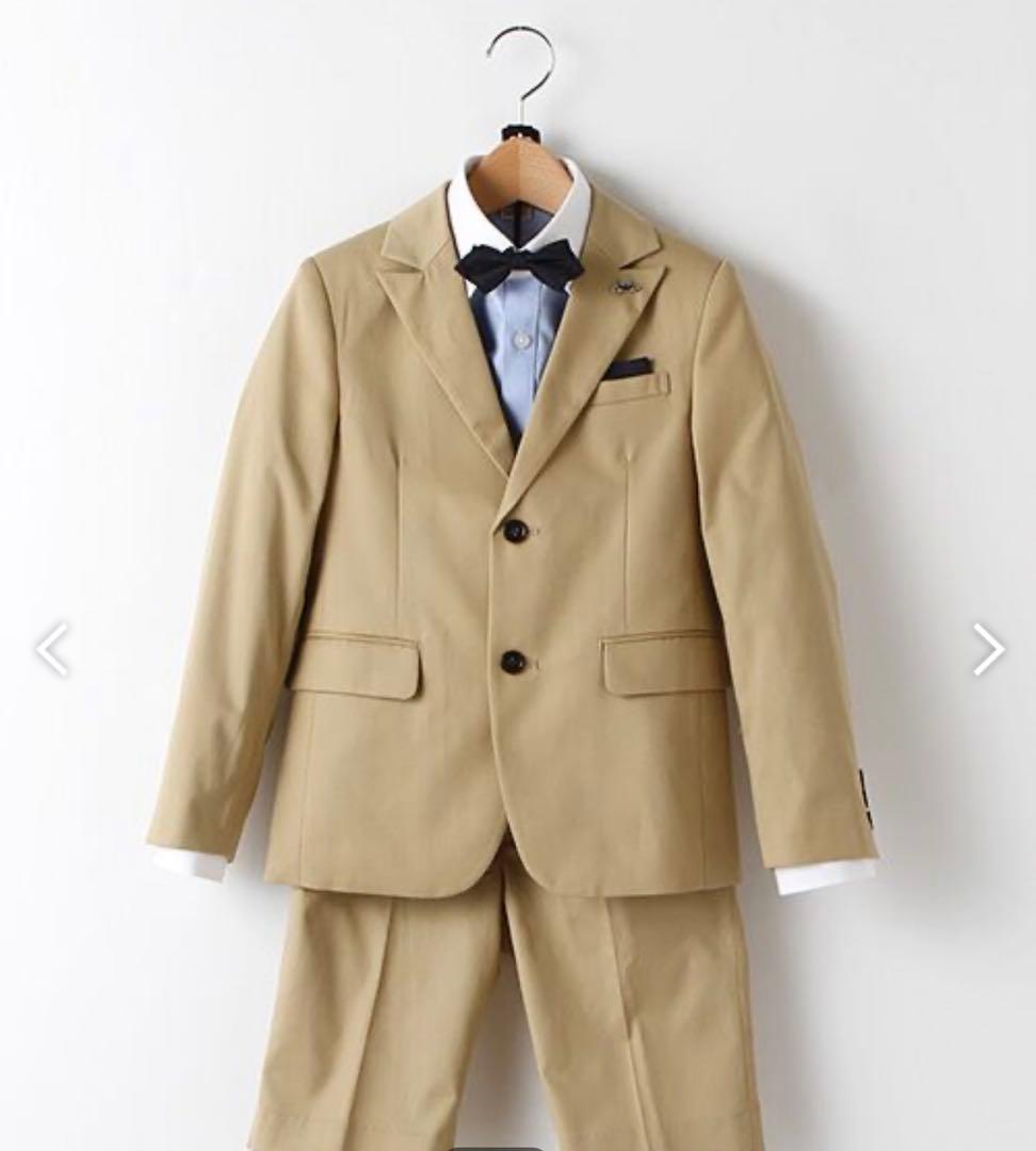 petit main 120 男の子スーツ4点セット