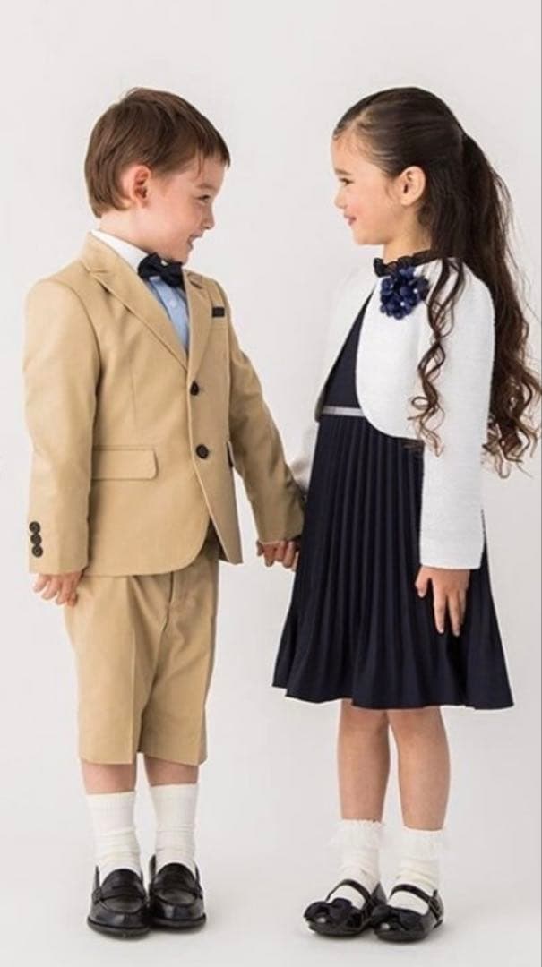 petit main 120 男の子スーツ4点セット