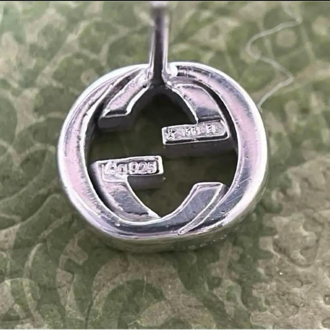 【極美品】グッチ　インターロッキングピアス片耳　メンズ/レディース　925