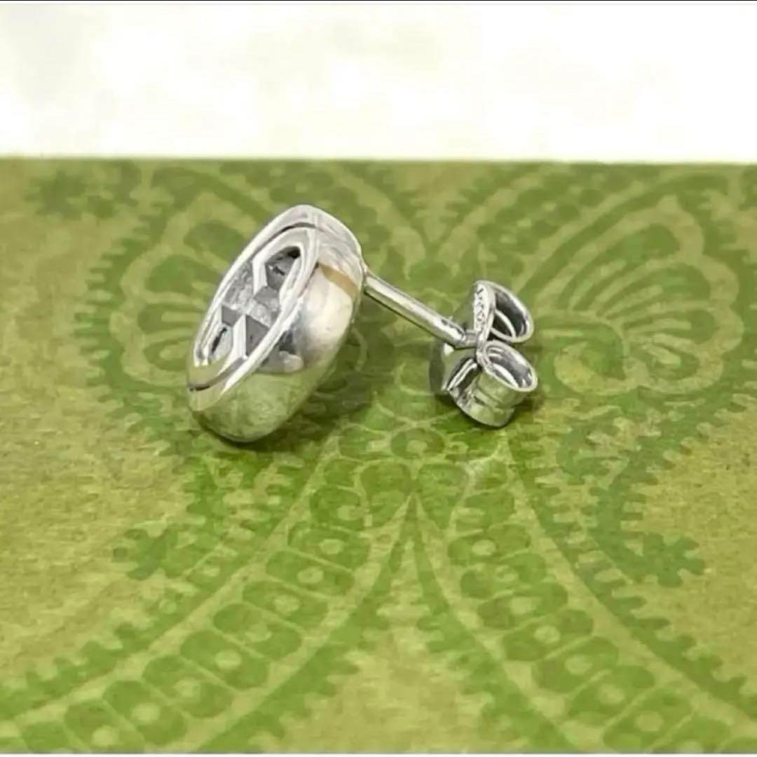 【極美品】グッチ　インターロッキングピアス片耳　メンズ/レディース　925