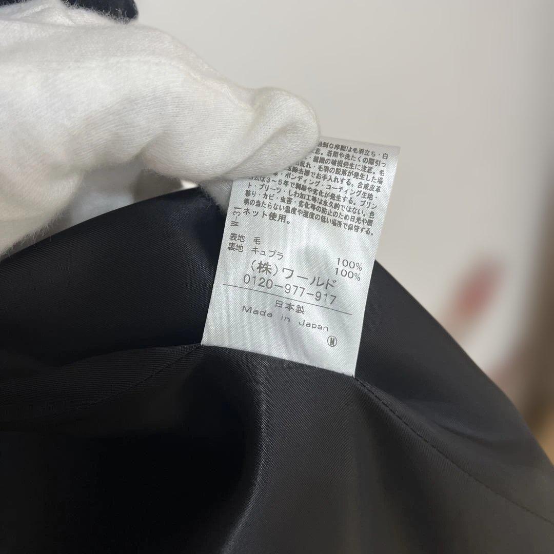 アンタイトルUNTITLED チェスターコート ブラック　黒サイズ3