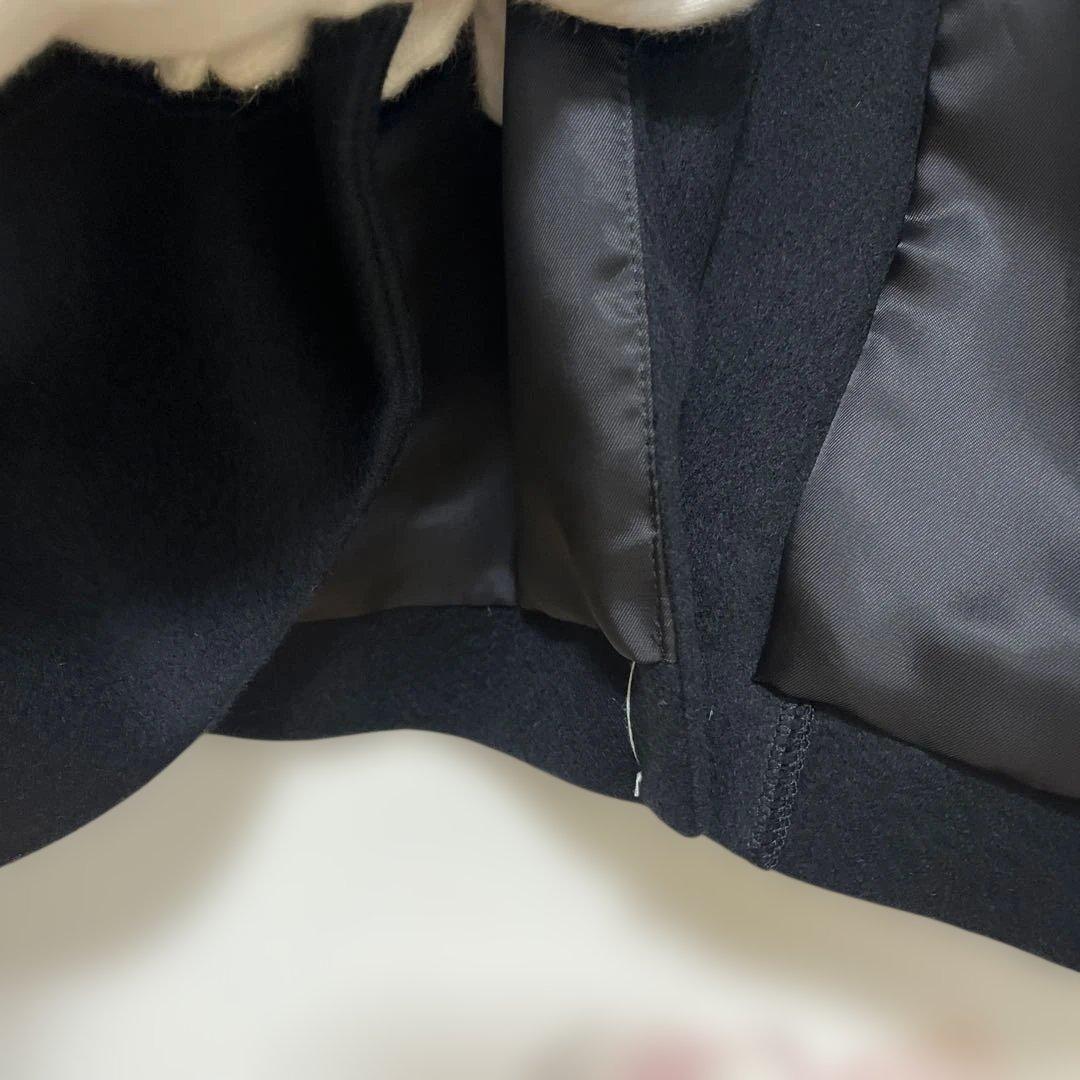 アンタイトルUNTITLED チェスターコート ブラック　黒サイズ3