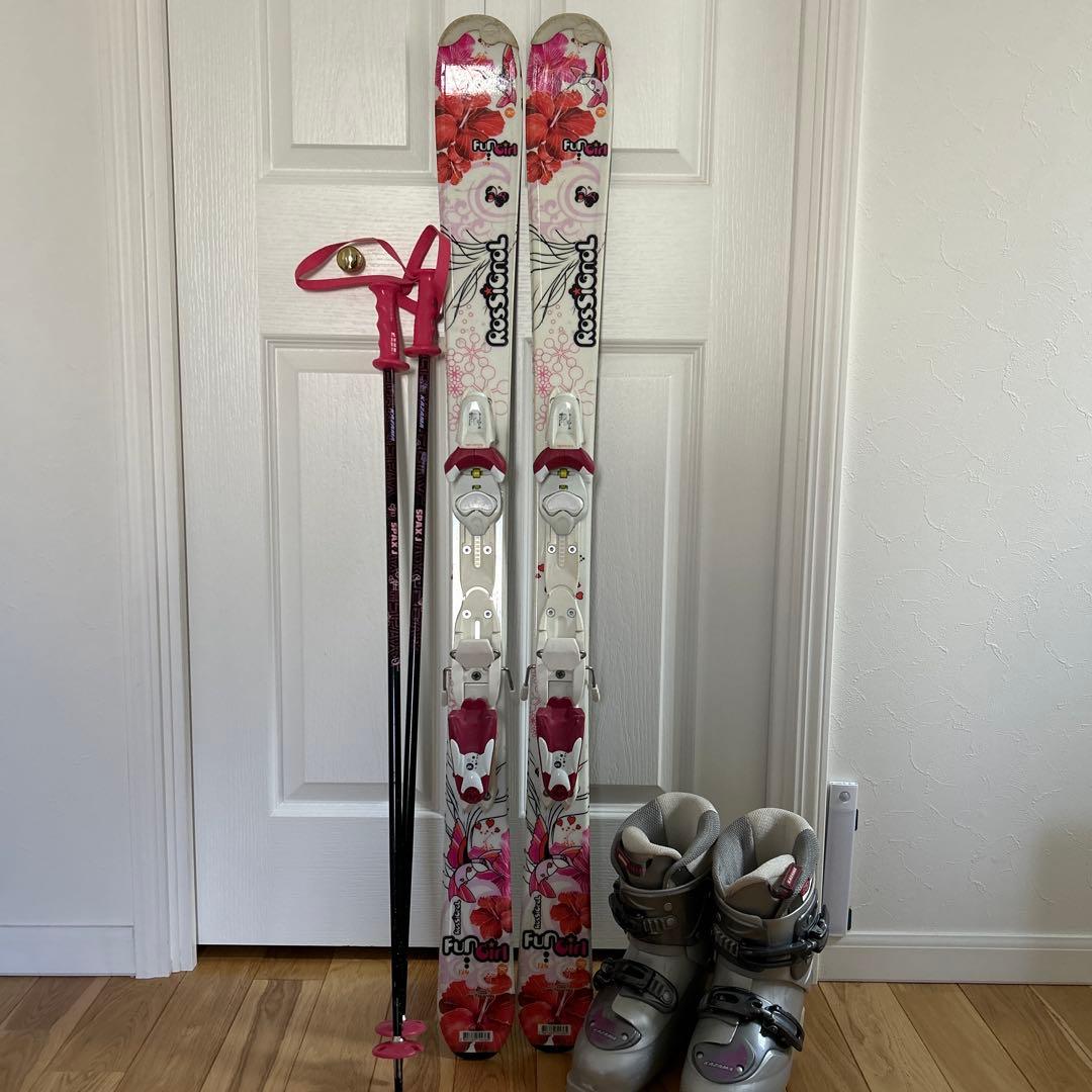 ロシニョール　スキーセット 120㎝　スキーブーツ23 23.5㎝　カザマ