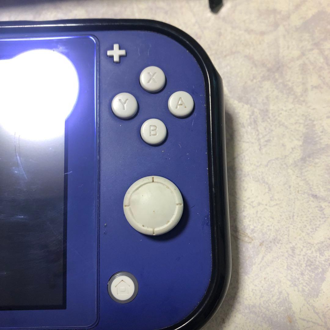 Switch Lite 青 グラセフ ミートピアカセット付き128sDカード付き