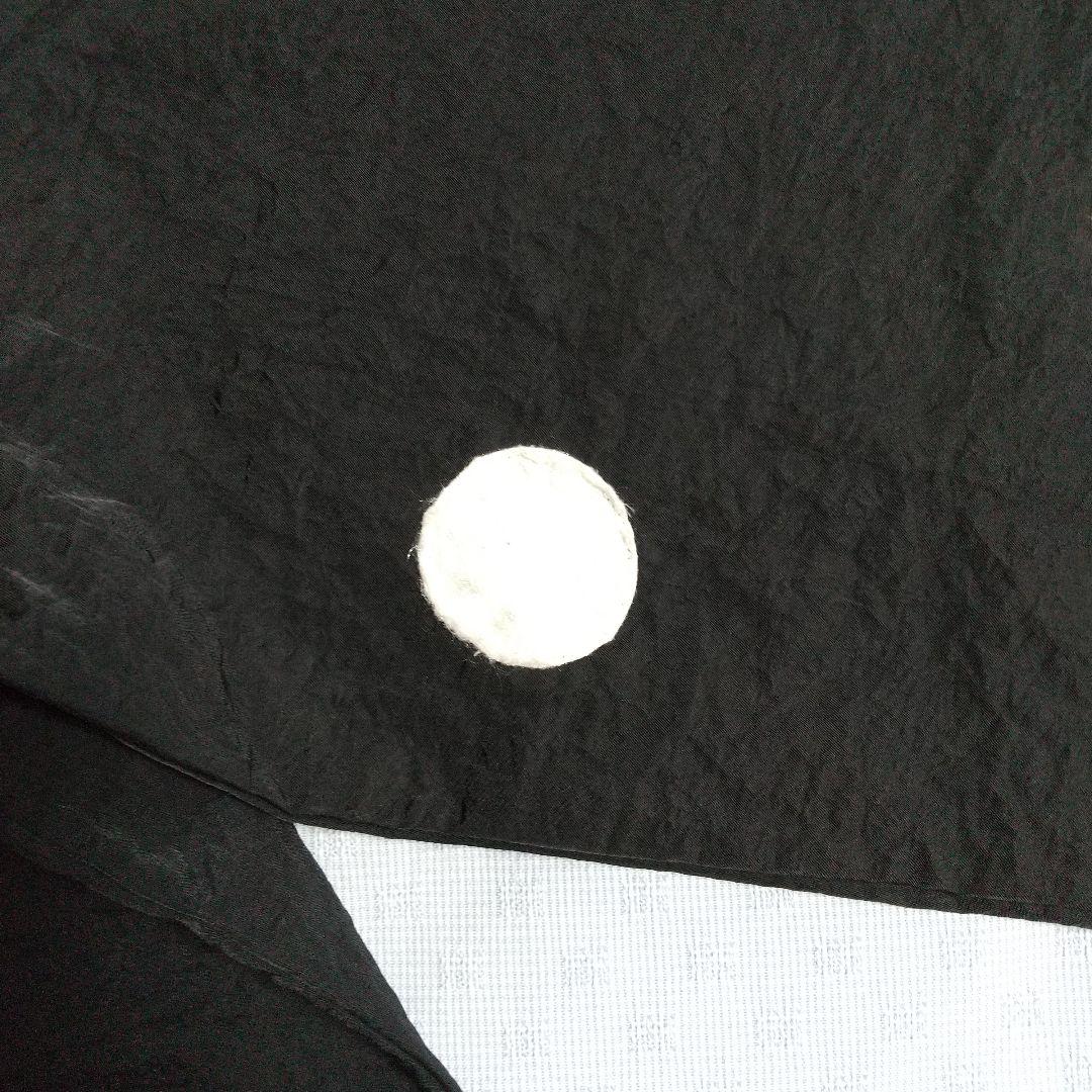 さえら ポテチーノ 黒ナイロン100% 割烹着