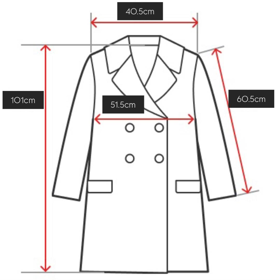 FENDI フォックスファー付 ウールコート FFロゴポケット 正規品