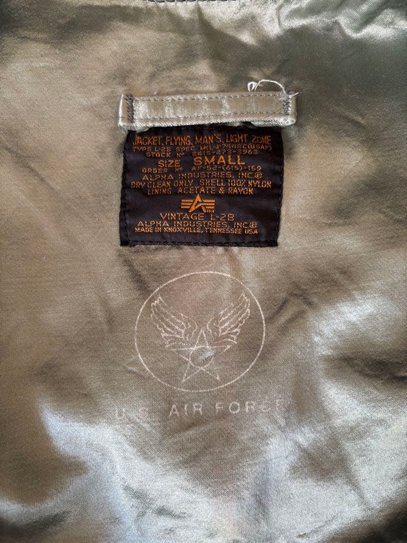 alpha L-2B USA ヴィンテージ　復刻版　アルファインダストリーズ