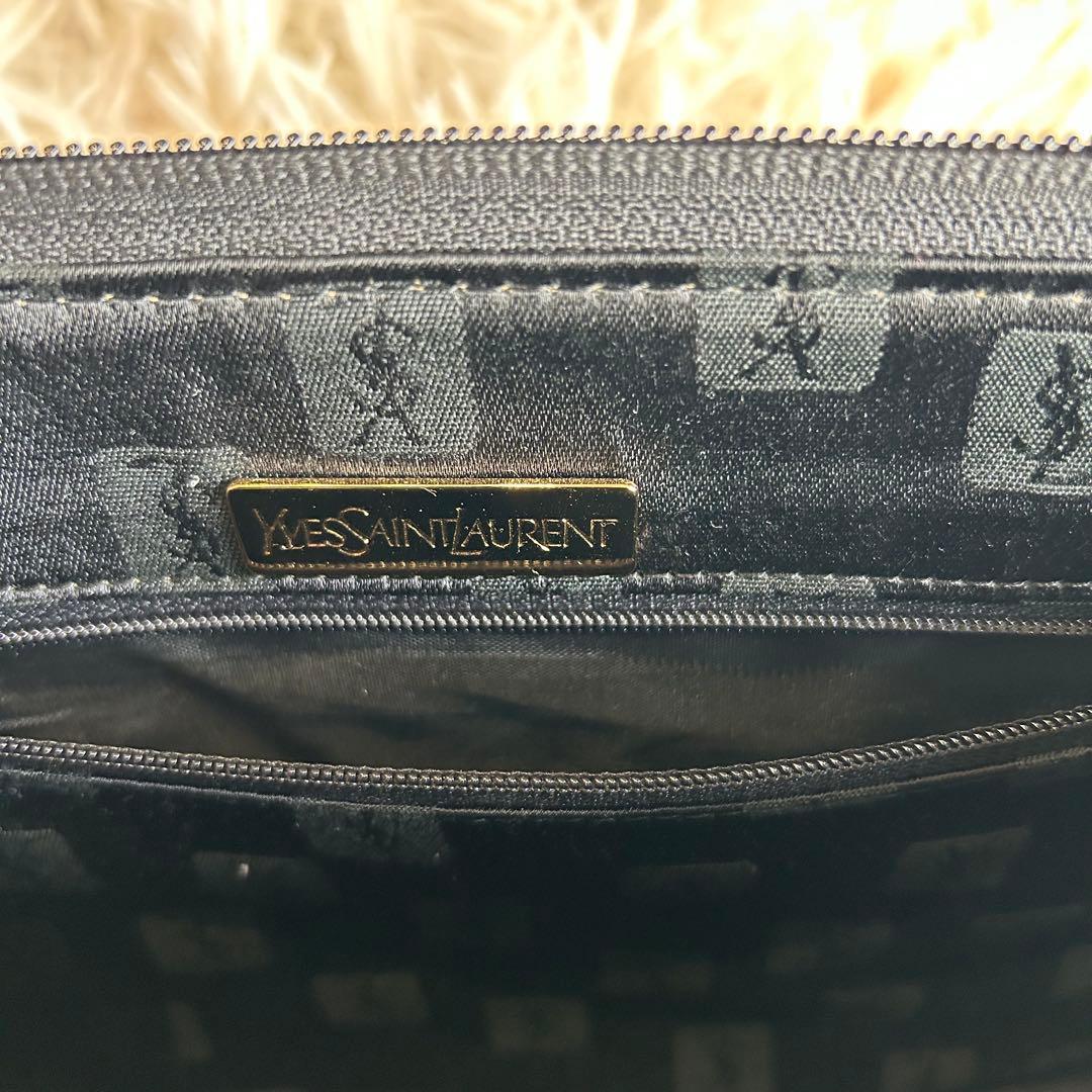 極美品 イヴサンローラン バイカラー バック