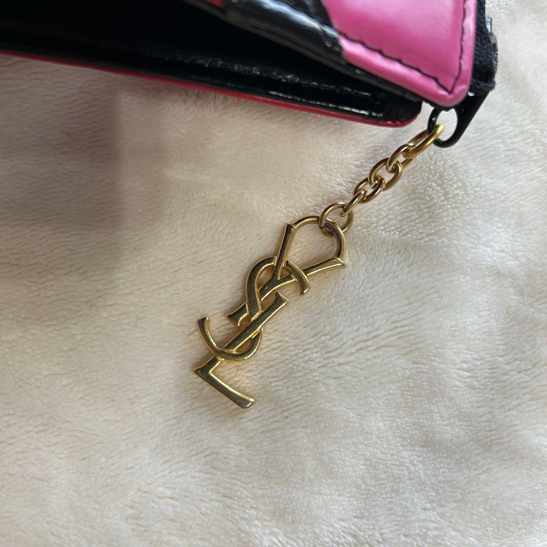 極美品 イヴサンローラン バイカラー バック