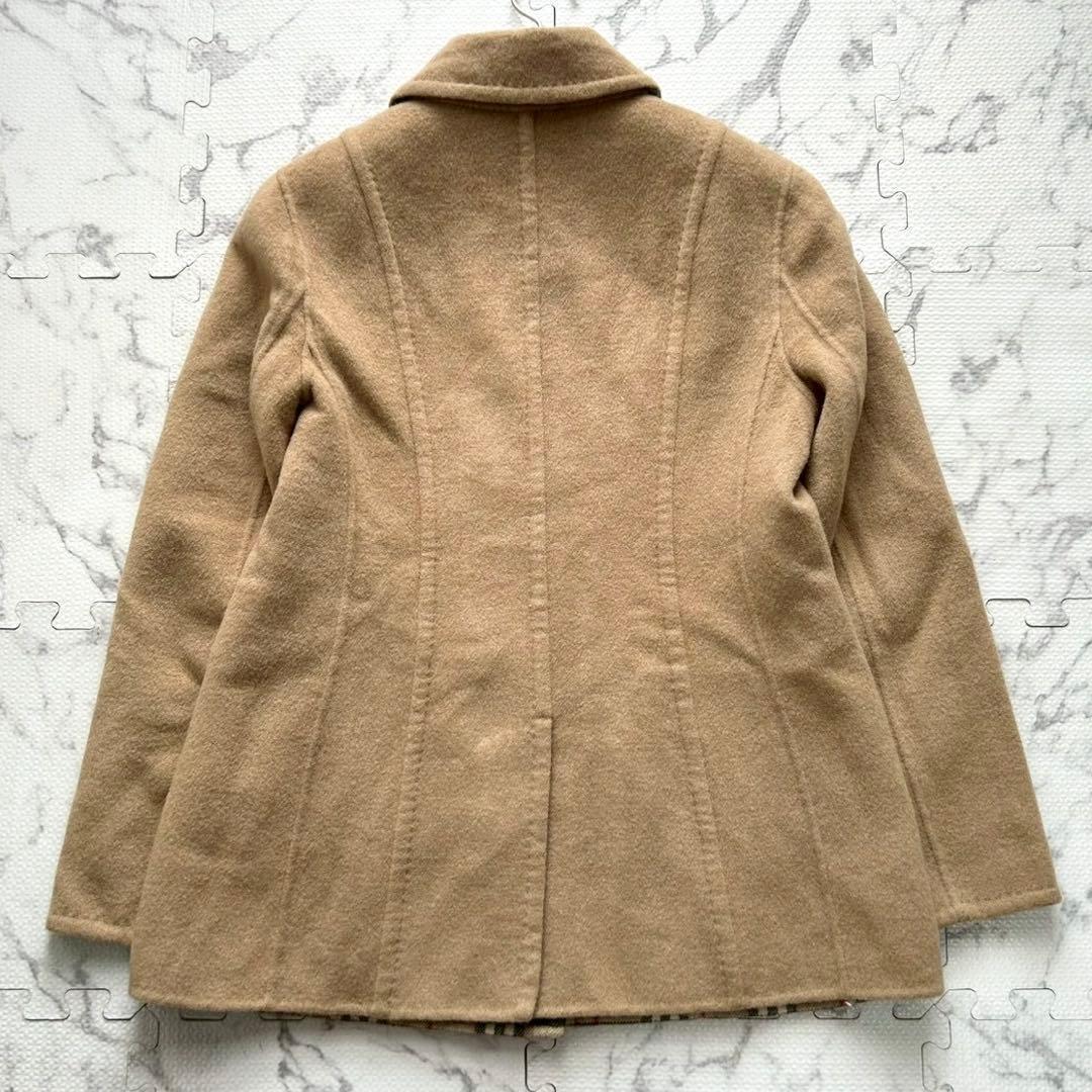 美品✨バーバリーロンドン ダブルフェイス カシミヤ ノバチェック ウールコート