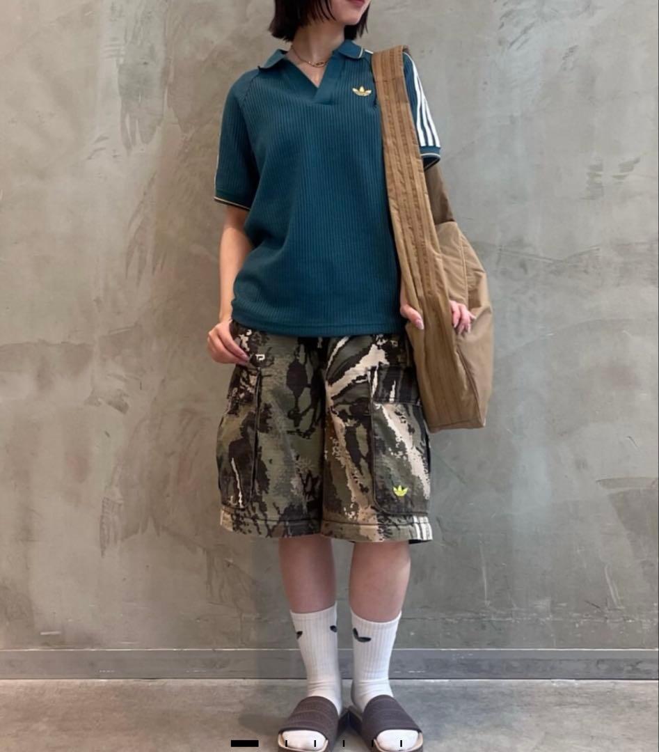 adidas アディダス ワッフルニット ポロ KC0691 半袖