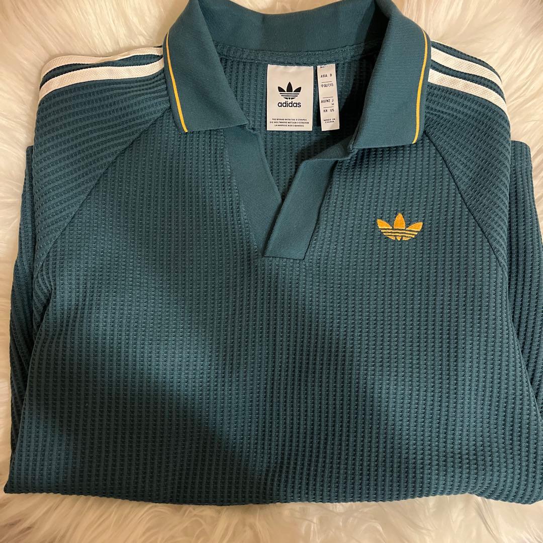 adidas アディダス ワッフルニット ポロ KC0691 半袖