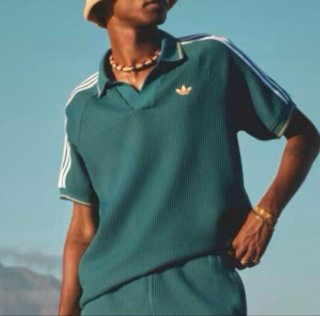 adidas アディダス ワッフルニット ポロ KC0691 半袖