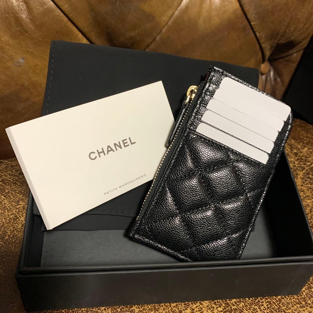 CHANEL フラグメントケース　ケース　財布　ブラック　新品国内正規品