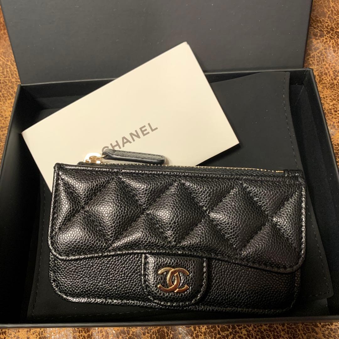CHANEL フラグメントケース　ケース　財布　ブラック　新品国内正規品