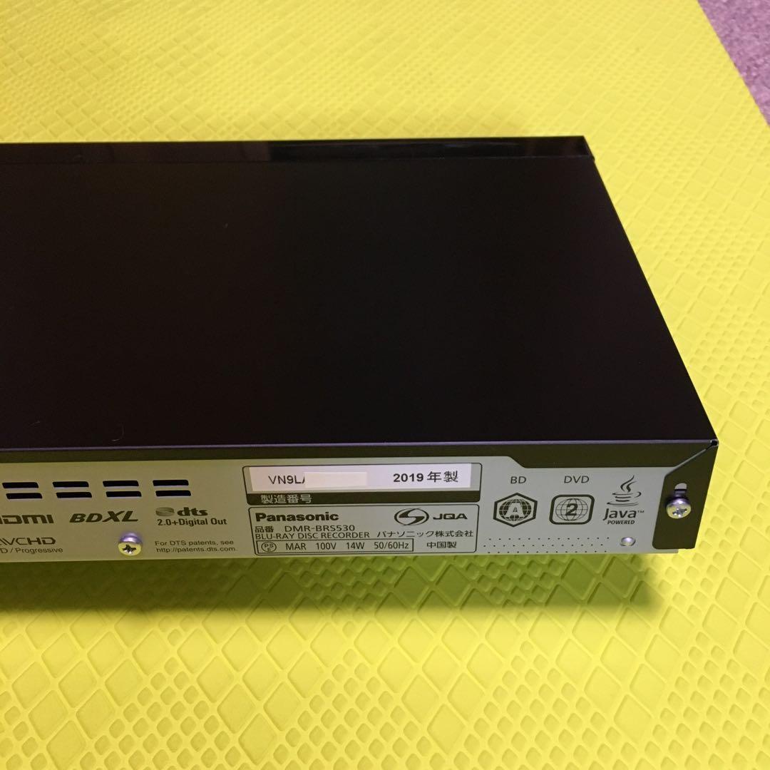 2019年製◆パナソニックブルーレイ◆DMR-BRS530◆純正リモコン