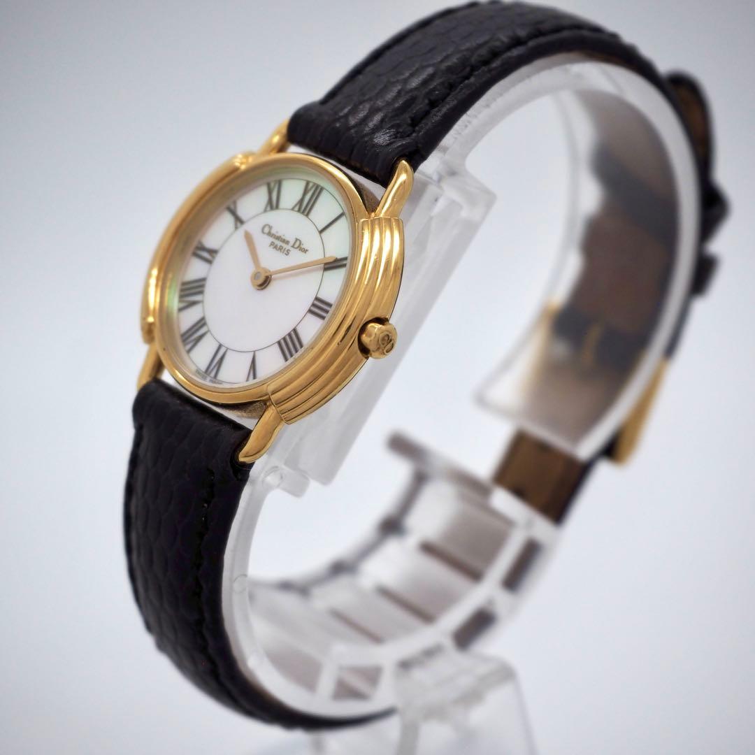 専用258 稼働【美品】クリスチャンディオール　シェル　ゴールド　レディース