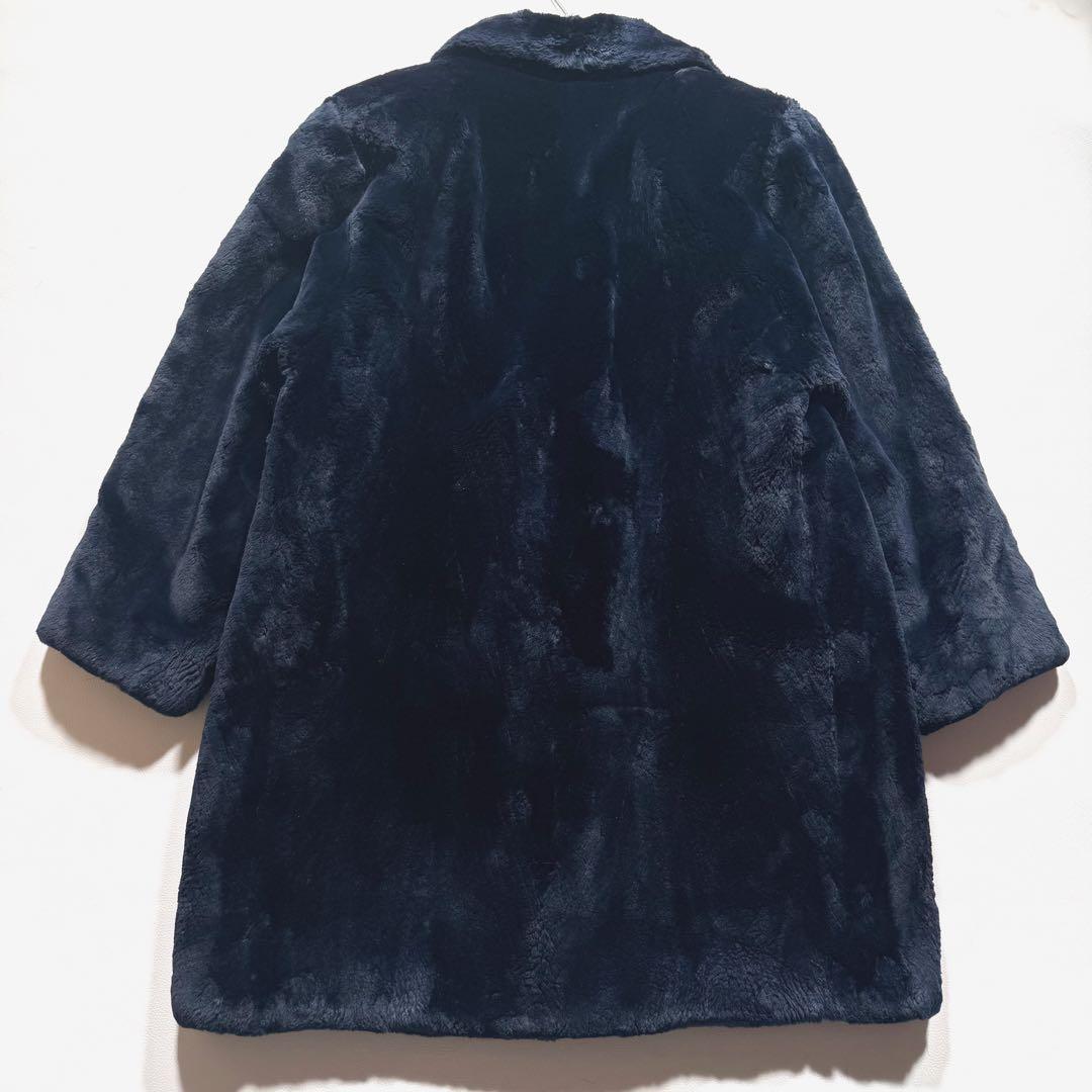 カナダセレクトビーバー リアルファー ファーコート 本毛皮 金ボタン