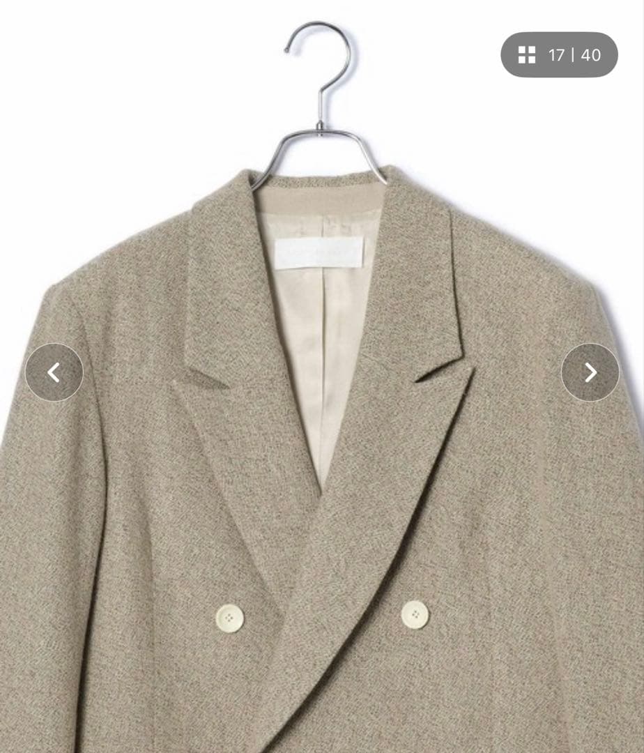 美品！アダムエロペ　テーラードジャケット