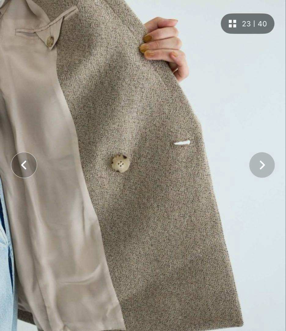 美品！アダムエロペ　テーラードジャケット