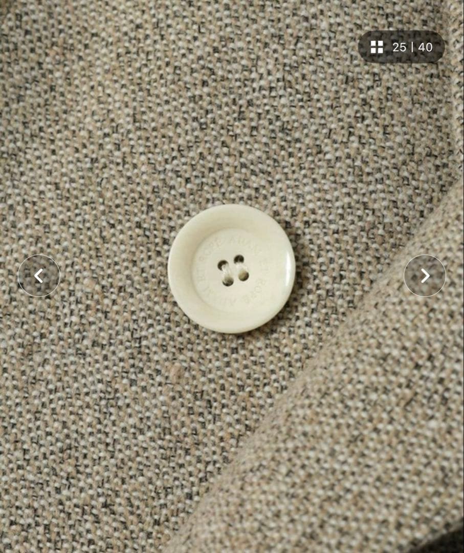 美品！アダムエロペ　テーラードジャケット