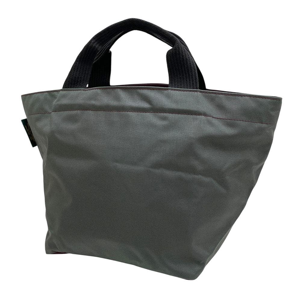 【極美品】 エルベシャプリエ トートバッグ 1027 舟型 ナイロン グレー