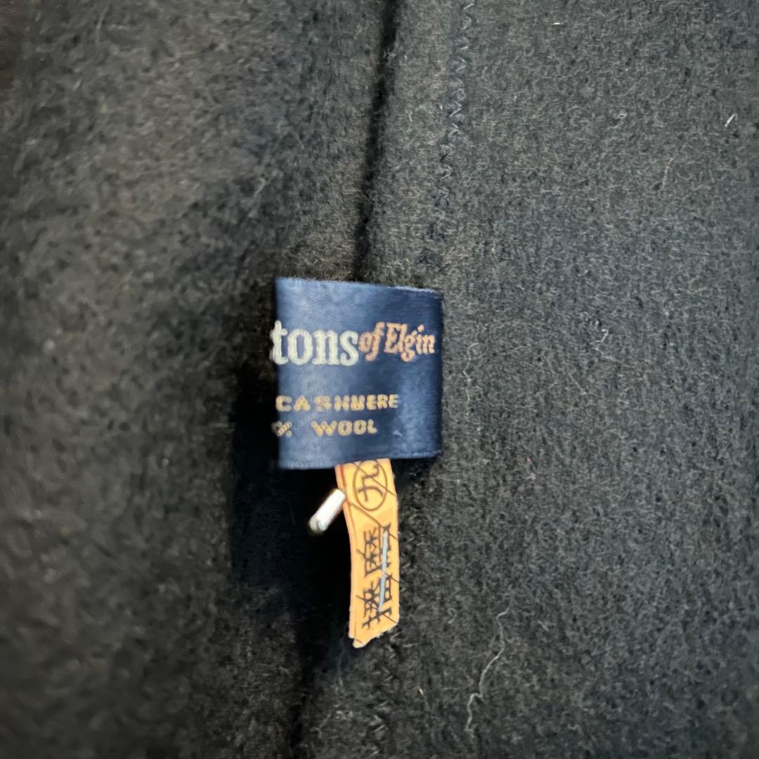 コニー様　【ジョンストンズ】 カシミヤ×ウール　ケープ ポンチョ