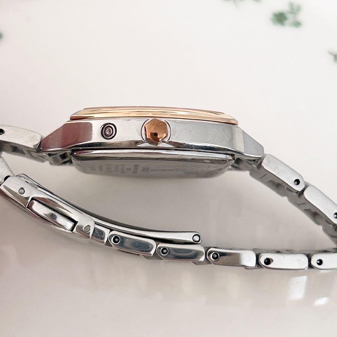 セイコー ルキア SSVW048 ソーラー電波腕時計 コンビカラー