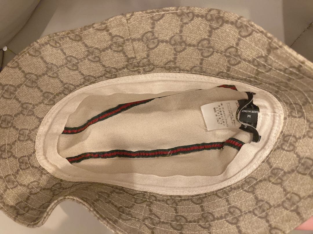 GUCCI ハット　GGマーク　M