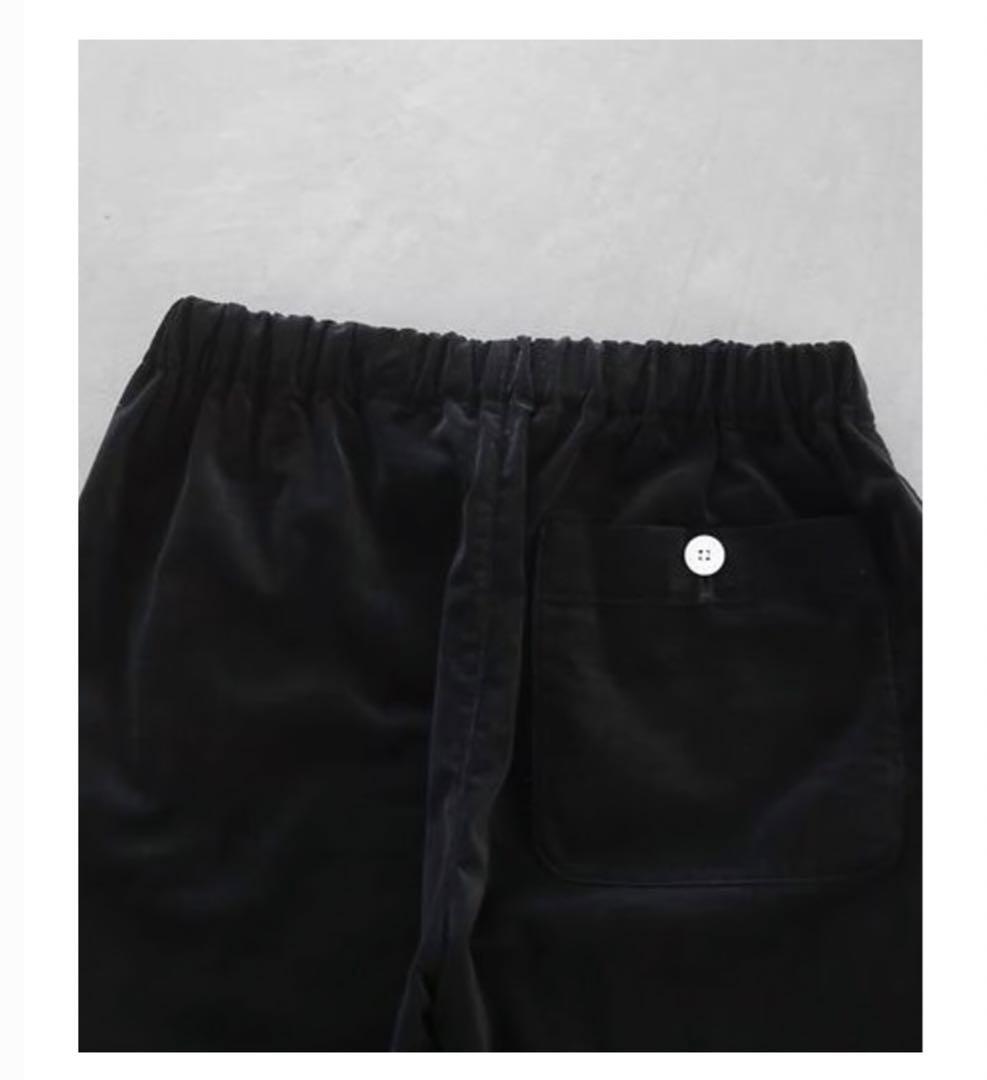 超希少◆ハウスHUIS ◆みじんコールイージーワークパンツ507◆ブラック