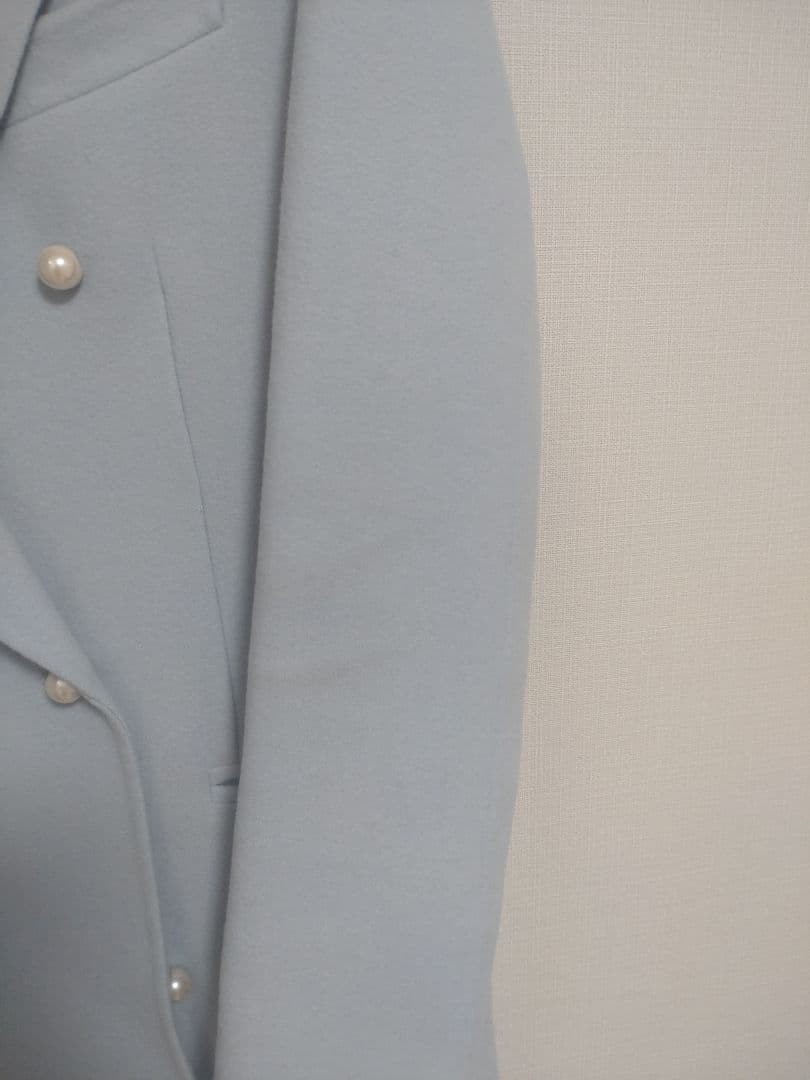 MADISON BLUE★ 水色 パール チェスターコート　サイズ0